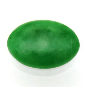 ヒスイ 翡翠 ジェダイト ルース 4.36ct 濃い緑 半透明 Kachin