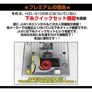 ミシン 本体 初心者 ジューキ JUKI HZ...の詳細画像3