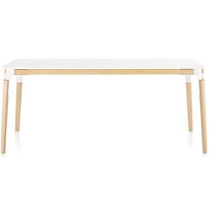 スチールウッドテーブル W1800xD900xH760 ナチュラル TV900 受注生産品