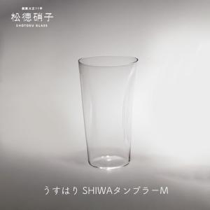 ビールグラス ビアグラス ビアグラス うすはり SHIWA タンブラー Mサイズ-2541002 松徳硝子 mmisオススメ｜mminterior