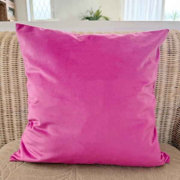 ショッキングピンク 45cm ファッションピンク ビビットカラー ピンク クッションカバー 北欧 ベ...