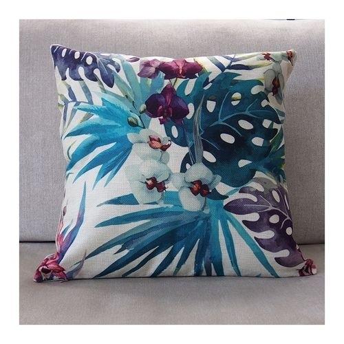 送料無料 クッションカバー リゾート ＃04オーキッド アジアン ハワイ 45×45 おしゃれ 北欧