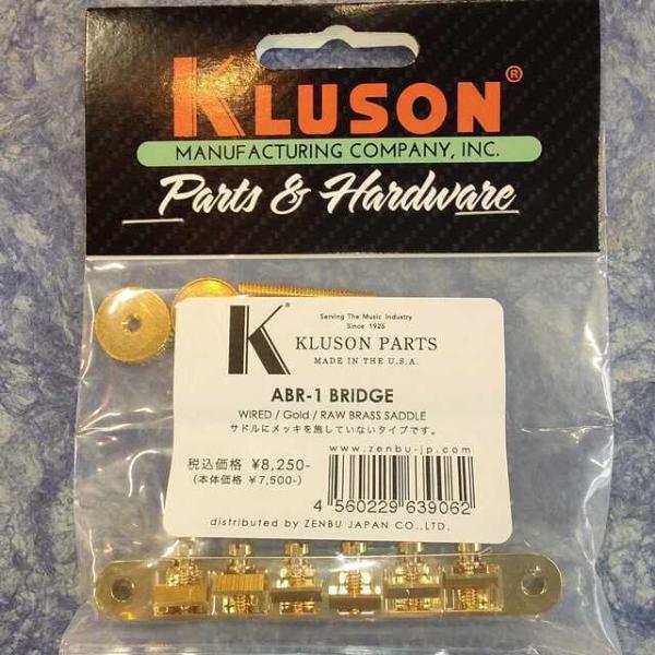 Kluson/ABR-1 BRIDGE WIRED RAW BRASS SADDLE / Gold【...