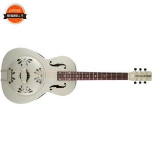 Gretsch/G9201 Honey Dipper Round-Neck Brass Body Resonator Guitar Weathered "Pump House Roof"【受注生産】【送料無料】｜mmo