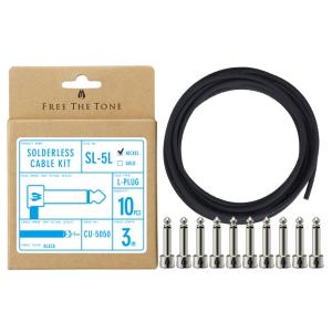 Free The Tone SL-4L-GD-10K SL-4＆CU-416 ソルダーレスプラグキット L