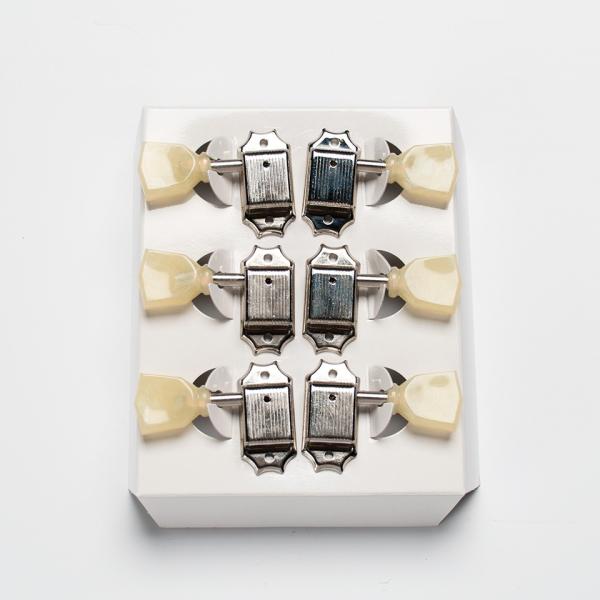 Kluson/Deluxe 3 per side / PB / Nickel / No Letter...