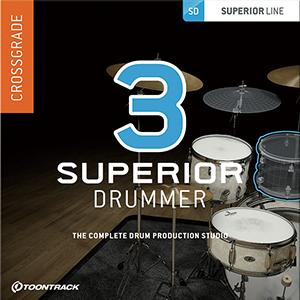 TOONTRACK/SUPERIOR DRUMMER 3 MIDI EDITION【オンライン納品】【在庫