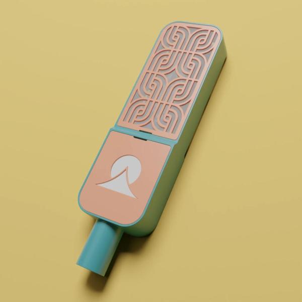 Ohma World/Ohma Ribbon【Teal/Apricot】