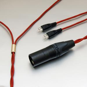 onso/hpct_03 ヘッドホンケーブル 4ピンXLR-3.5mmモノx2 3.0m