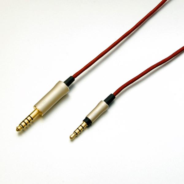 onso/hpcs_03_bl43s 4.4mm 5極プラグ - 3.5mm 4極プラグ 1.2m【...