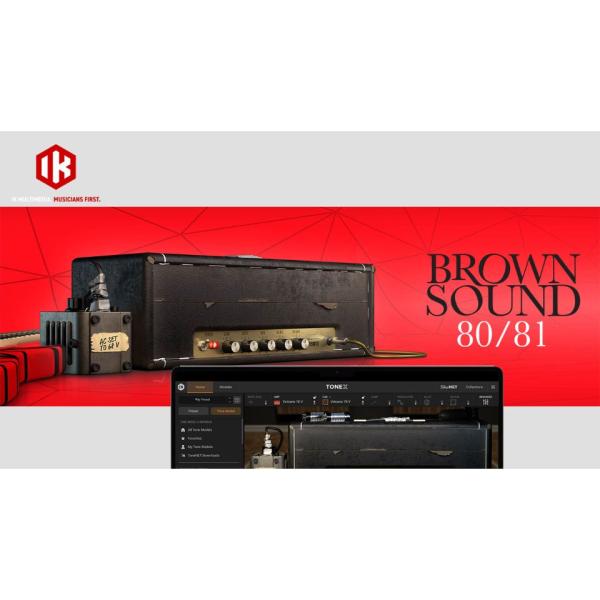 IK Multimedia/TONEX Brown Sound 80/81【オンライン納品】