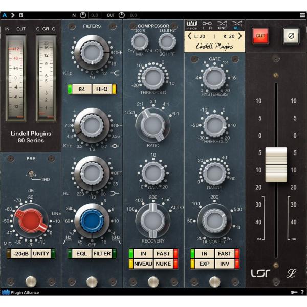 Plugin Alliance/Lindell Audio 80 Series【オンライン納品】【在...