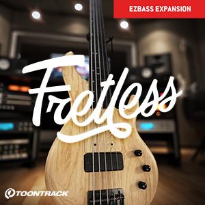 TOONTRACK/EBX - FRETLESS【オンライン納品】