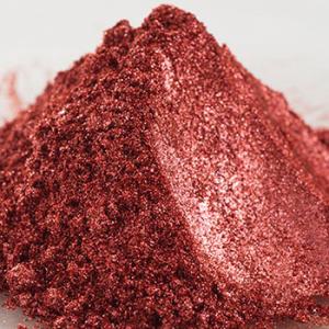 P5倍 ローズレッド・パールカラー・マイカ／25g 天然色素 ラメ 光沢 ネイル 手作り コスメ 化...