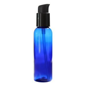 コバルトプラボトル・ポンプ[60ml]／1個 アルコールOK プッシュ 化粧水 容器 詰め替え容器 ...