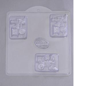 10%OFF モールドCPトレイ・トレイン／1枚 手作り石けん 型 繰り返し使える 器具 ツール 手...