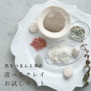 選べるクレイトライアルセット／4個 洗顔 パック ペースト 泥 毛穴 黒ずみ スキンケア フェイス マスク 皮脂 お試し商品 サンプル 爆買 母の日