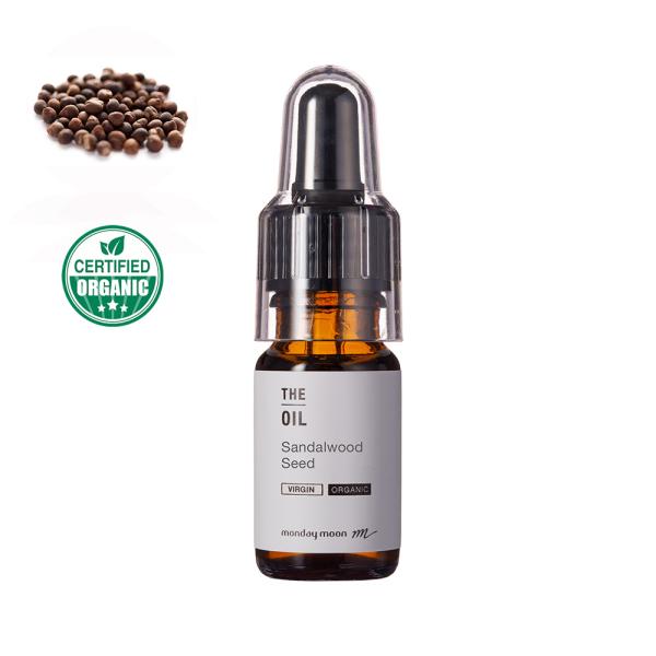 P5倍 サンダルウッドシードオイル・未精製・オーガニック／10ml（有機栽培・Virgin・Orga...