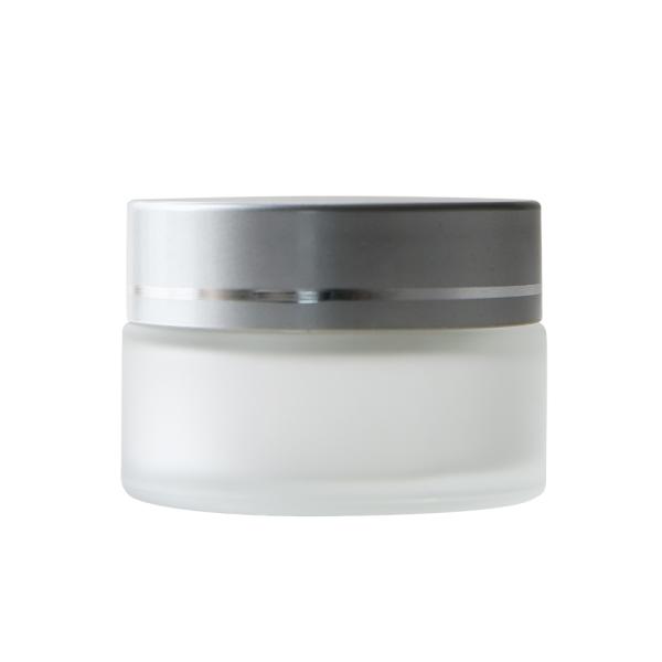 10%OFF フロストガラスジャー・シルバーキャップ[20ml]／1個 小さい 手作り コスメ 化粧...