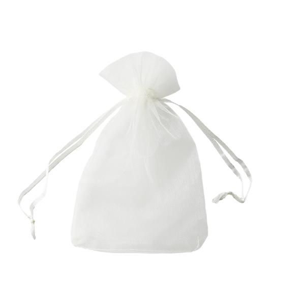 シアーバッグ・ペールイエロー・M／1枚 ラッピング サシェ 巾着 アクセサリー 入れ ハーブ ポプリ...