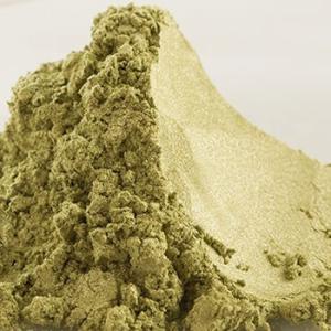 P5倍 イエローグリーン・パールカラー・マイカ／25g チーク アイシャドー カラーコスメ ラメ 光...