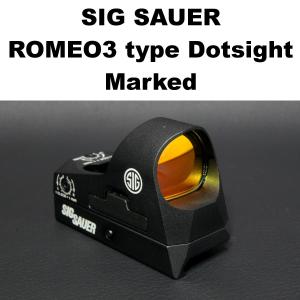 SIG SAUER ROMEO3 タイプ コンパクト ドットサイト 刻印あり 396-579 ダットサイト シグ｜mmoptics