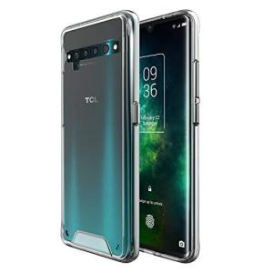For TCL 10 Pro ケース落下防止 衝撃吸収全面クリア TPU/PC 素材 全面保護カバー 黄変防止 透明 PC おしゃれ二重