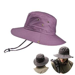 HYCOPROT フィッシングハット 折りたたみ式 つば広 通気性メッシュ UV保護 アウトドア サンハット 釣り ハイキング キャンプ サイクリング