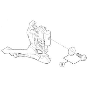 シマノ(SHIMANO) 直付式用 取付ボルト(M5×13.5)& 取付座金