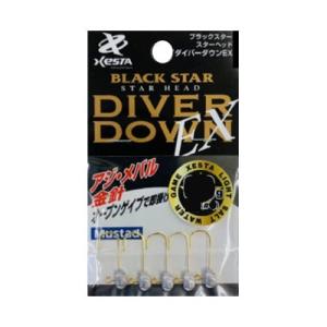ゼスタ ブラックスター スターヘッド ダイバーダウン EX Mサイズ 0.2g