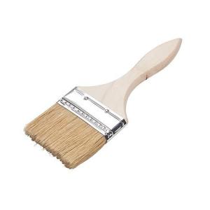 Utoolmart ペイント刷毛 刷毛ペイントブラシ 多用途刷毛 直径7cm 全長21cm 1本セット チップペイントブラシ 木製 ドア 窓 壁 木製