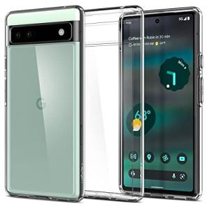 Spigen Pixel6a ケース クリア TPU バンパーケース 2重構造