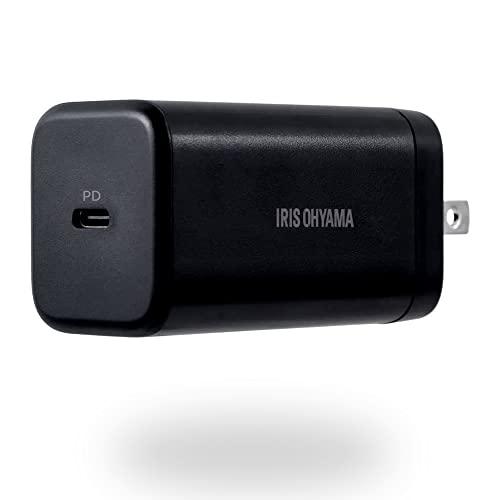 アイリスオーヤマ USB充電器 USB 1ポート(USB-C) 45W ACアダプター コンセント ...