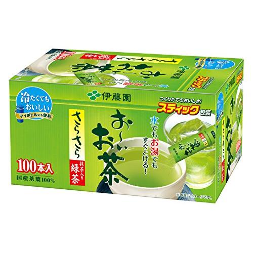 伊藤園 おーいお茶 抹茶入りさらさら緑茶 スティックタイプ 0.8g×100本