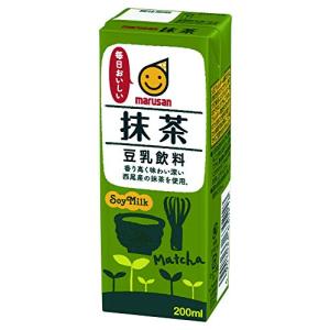 マルサン 豆乳飲料抹茶 200ml×24本｜mmp-shop