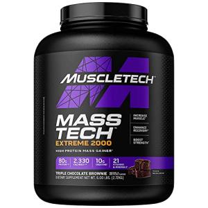 MuscleTech MASS-TECH（マステック）エクストリーム2020、トリプルチョコレートブラウニー、2.72kg（6ポンド）｜mmp-shop