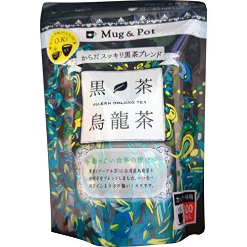 久順銘茶 黒茶烏龍茶 PLUS 100包入 150g(1.5g×100P) ポーション