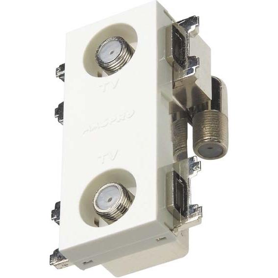 マスプロ 4K・8K衛星放送（3224MHz）対応 直列ユニット 2DWKT-SW-B (2端子型、...