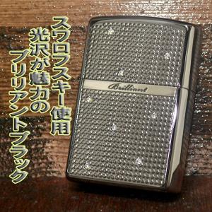 ジッポー ZIPPO ライター ブリリアント BN ブラック スワロフスキー｜mmr2