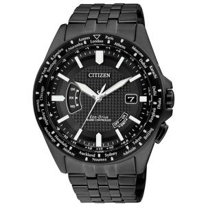 シチズン CITIZEN エコドライブ ソーラー 電波腕時計 サファイアガラス 日本製 CB0028-58E｜mmworld