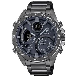 カシオ CASIO エディフィス EDIFICE Bluetooth搭載 ソーラー クロノグラフ スマートフォンリンクモデル 腕時計 ECB-900MDC-1ADR｜mmworld