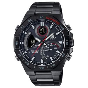 カシオ CASIO エディフィス EDIFICE Bluetooth搭載 ソーラー クロノグラフ スマートフォンリンクモデル 腕時計 ECB-950DC-1ADF｜mmworld