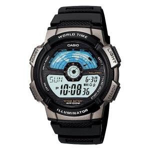 カシオ CASIO ワールドトラベラー デジタル 腕時計 AE1100W-1A｜mmworld