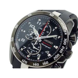セイコー SEIKO スポーチュラ クロノグラフ 腕時計 SNAE89P1 ブラック｜mmworld