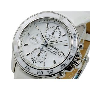 セイコー SEIKO スポーチュラ クロノグラフ 腕時計 SNDX99P1 ホワイト｜mmworld