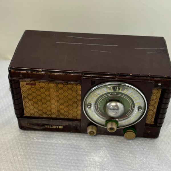 ジャンク 真空管ラジオ MELODYNE　メロダイン アンティーク レトロ 昭和 ビンテージ イズミ...