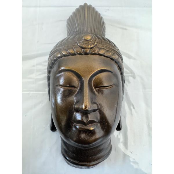 月光菩薩 日光菩薩 東大寺三月堂 菩薩面 鉄面 仏面 観音 能面 仏教 仏教美術 古美術 飾り 御面...