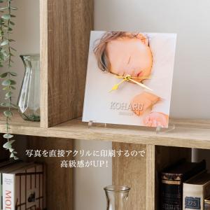 アクリルクロック 写真入り オリジナル 壁掛け...の詳細画像2