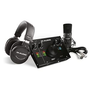 M-Audio DTMセット 2イン/2アウト 24/192 USB オーディオインターフェース・コ...