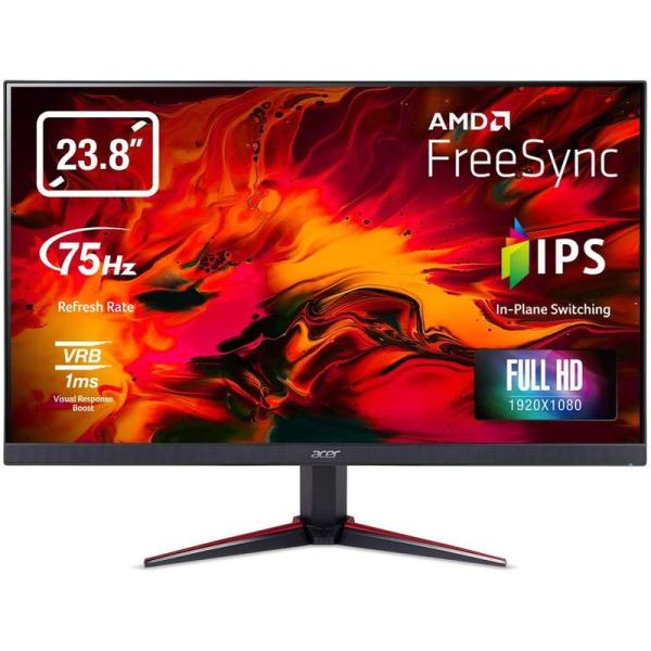 Acer Nitro VG240Y bmiix 23.8インチフルHD（1920 x 1080）IP...